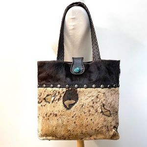 NWT Paige Wallace Pony Hair Handbag